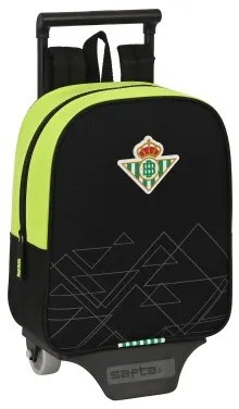 Trolley per la Scuola Real Betis Balompié Nero Lime 22 x 27 x 10 cm