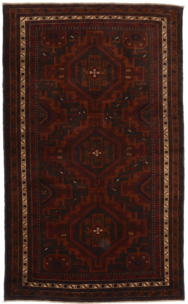 Beluch Tappeto 200x120 (Afghanistan) Annodato A Mano