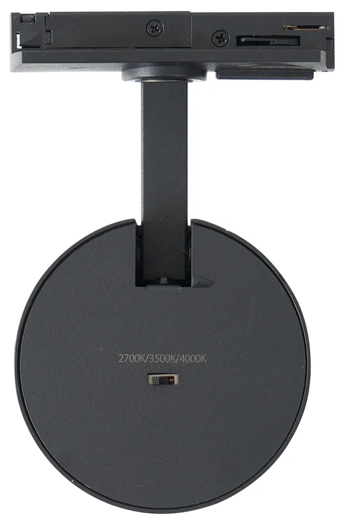 Faretto moderno nero per sistema a binario monofase - Iconic Mark