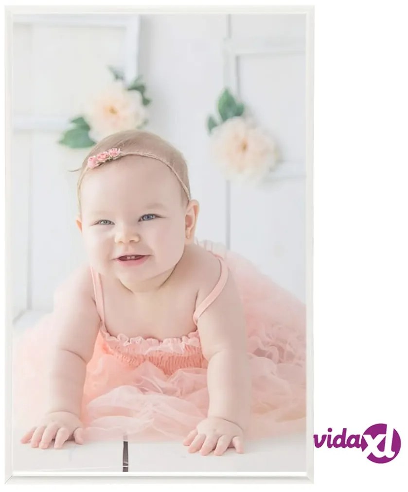 vidaXL Cornici Foto Collage 3 pz per Tavolo Argento 10x15 cm in MDF