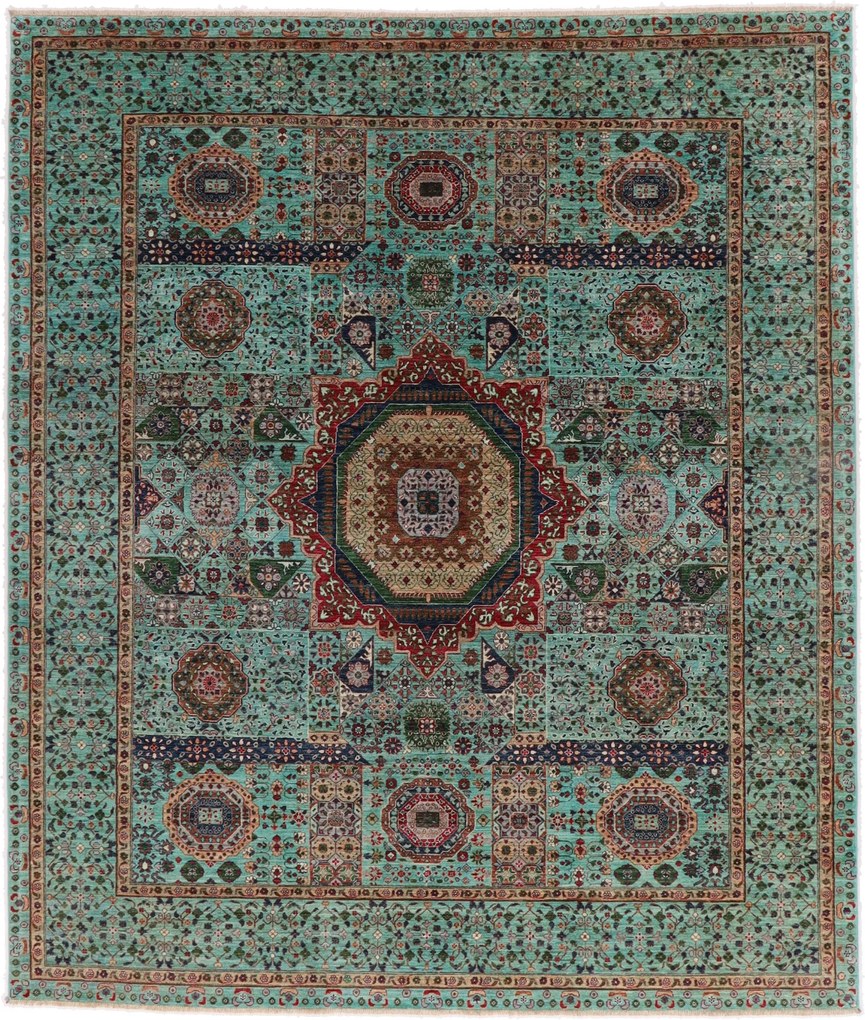 Mamluk Tappeto 300x260 (Afghanistan) Annodato A Mano