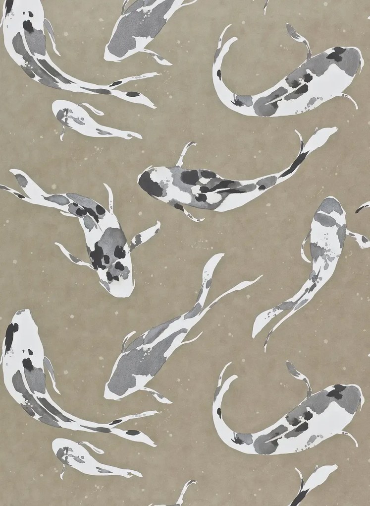Harlequin Carta da parati Koi - Metal