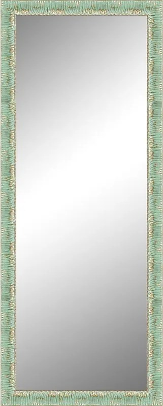 Specchio rettangolare in legno verde 60 x 170 cm