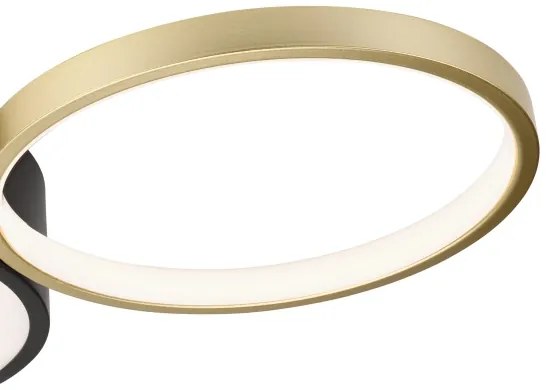 Lampada da soffitto dimmerabile ALIZEE LED 30W 230V 3000-6500K nero/oro