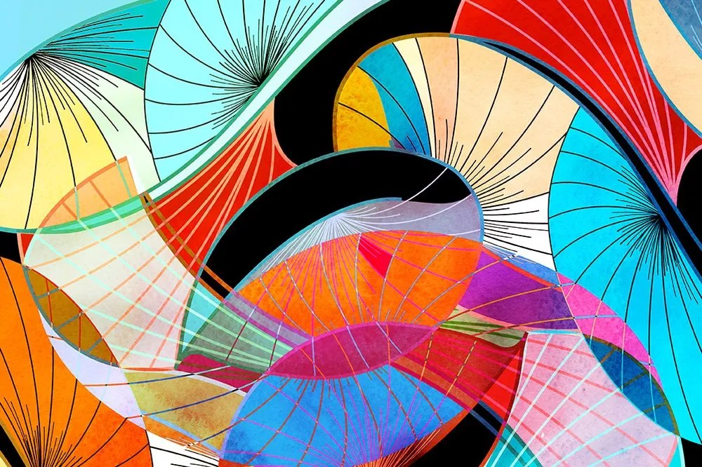 Carta da parati – Astrazione multicolore