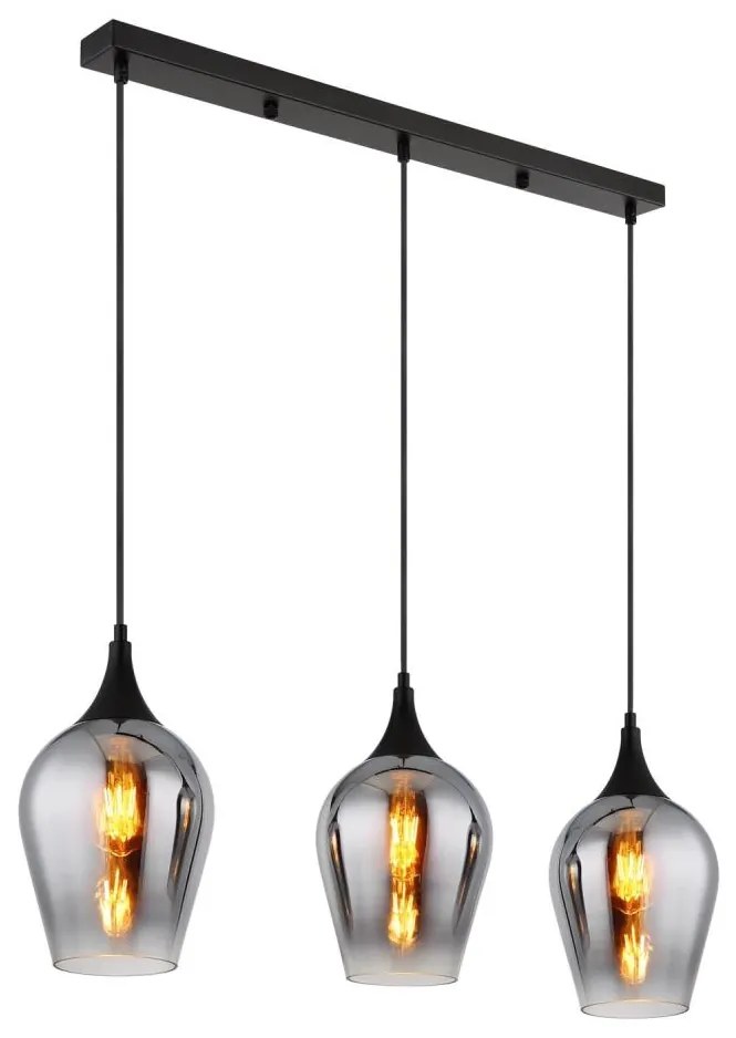 Globo 155520-3HS - Lampadario a sospensione con filo LAVUS 3xE27/60W/230V