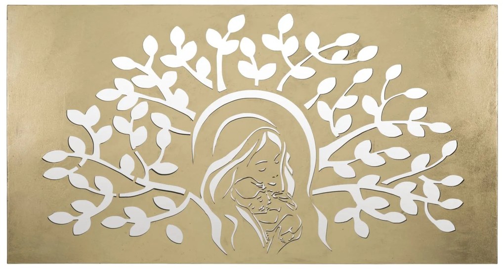 Pannello Decorativo Maternity Oro 120x2x64 cm