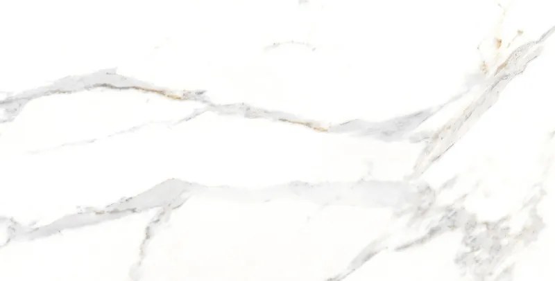 Mexen Agata Gres bianco smaltato rett. G1, piastrella pavimento-parete 120 x 60 cm, lucido - TL144-120-060-00