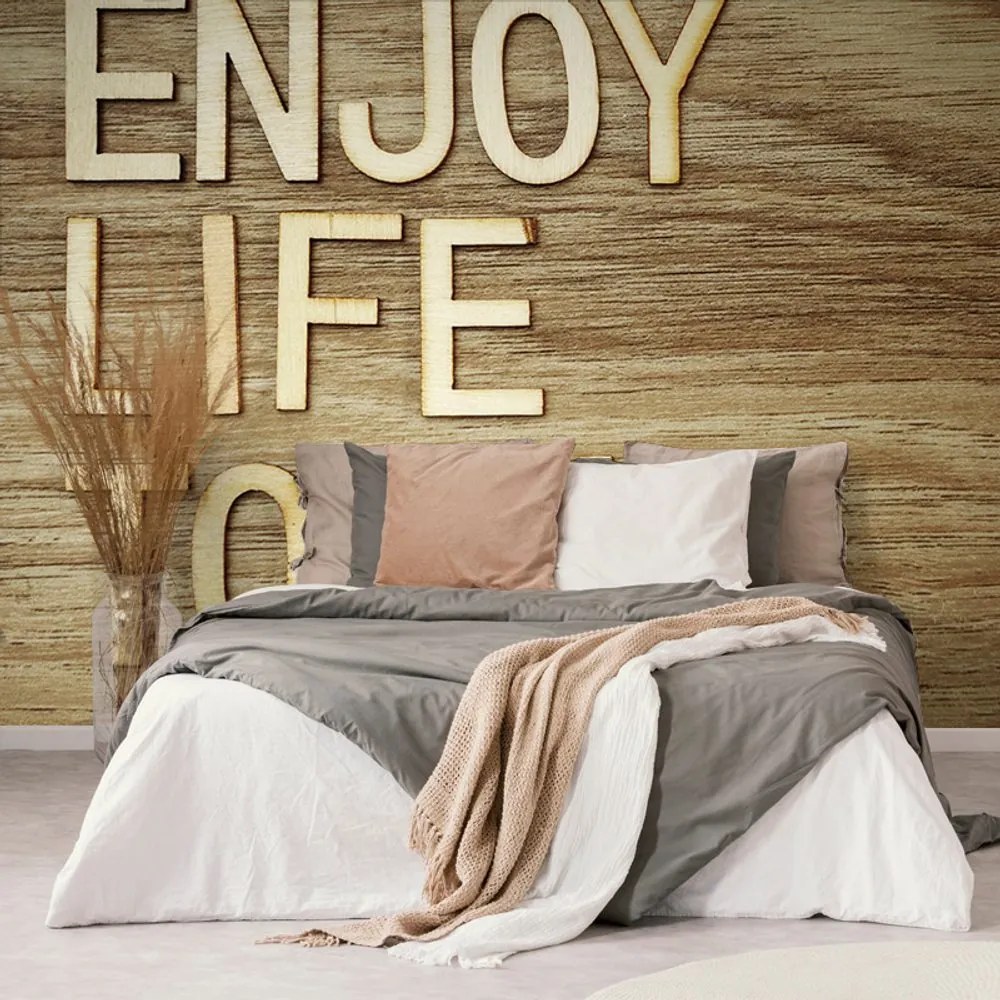 Carta da parati – Citazione - Enjoy life today