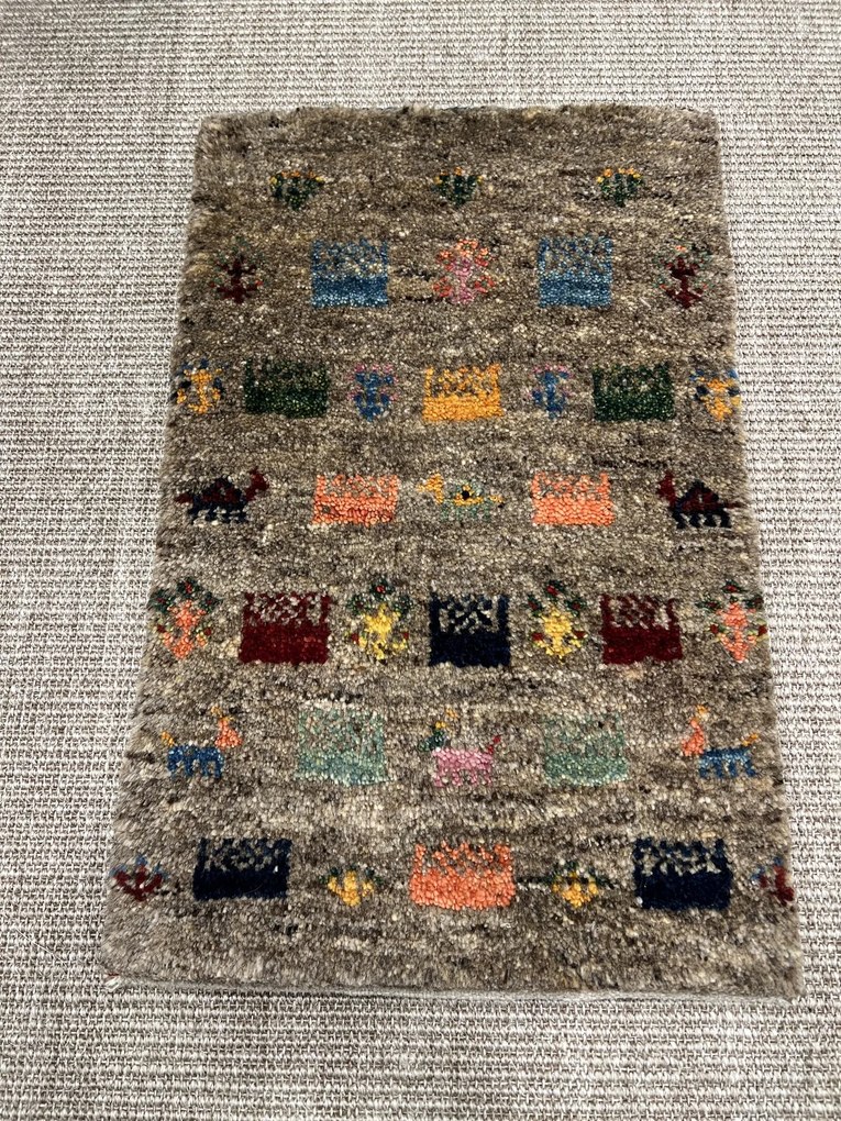 Gabbeh Tappeto 40x60 (Iran) Annodato A Mano