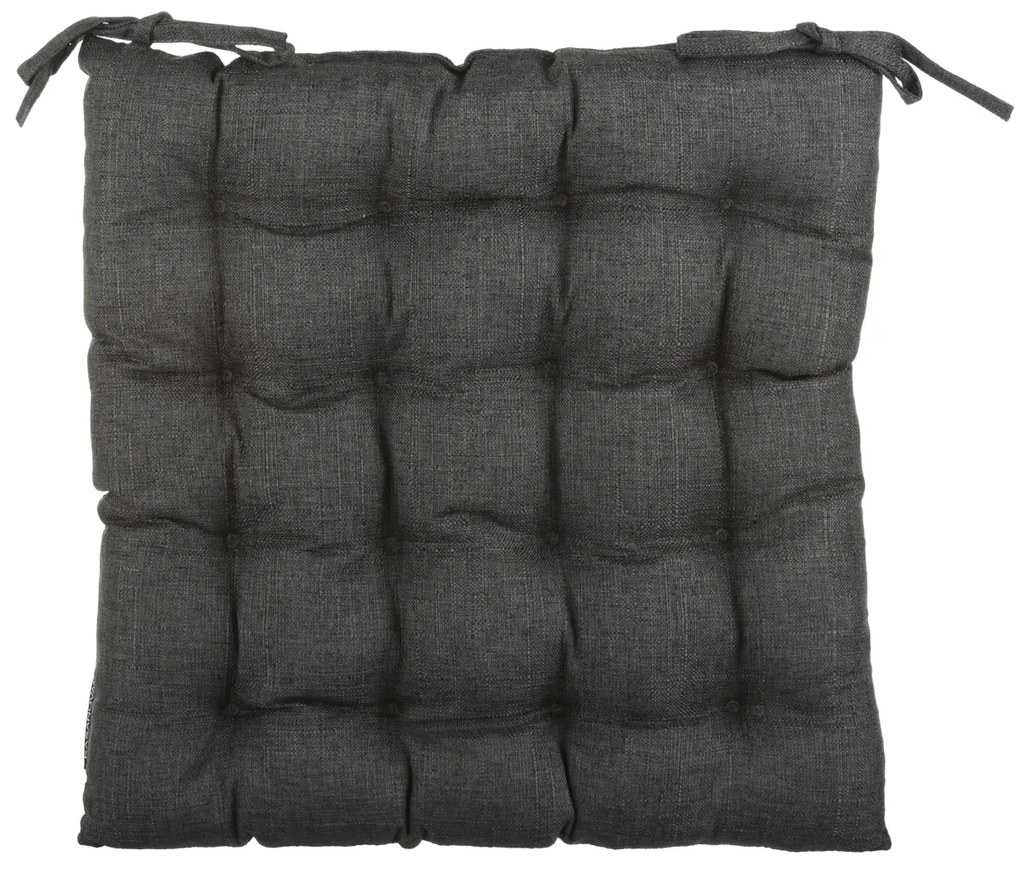 Cuscino sedia antracite 42x42 cm idrorepellente