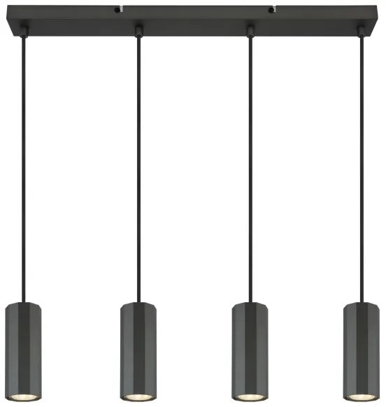 Globo 57918-4H - Lampadario a sospensione con filo JAMES 4xGU10/25W/230V