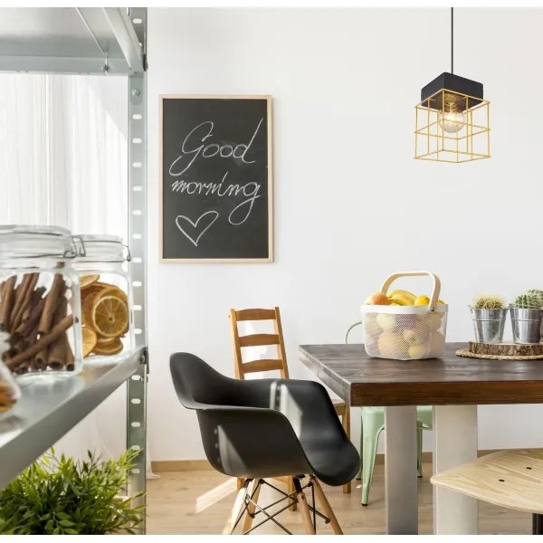 Globo 15530B-1H - Lampadario a sospensione con filo MERRIL 1xE27/60W/230V