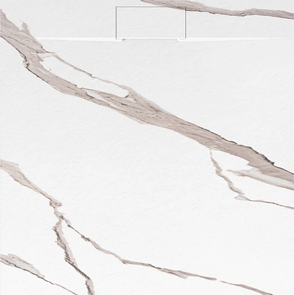Piatto doccia Bazalt CARRARA WHITE 90x90
