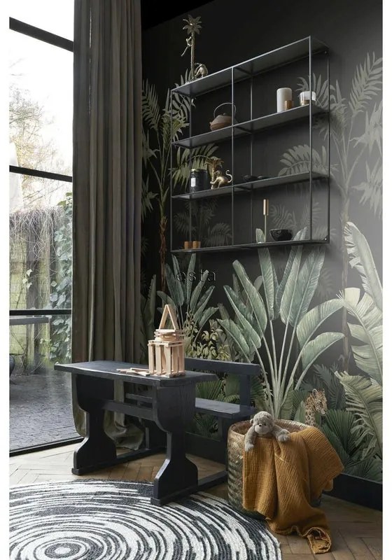 Fotomurale ESTA Giungla, nero 300X279 cm