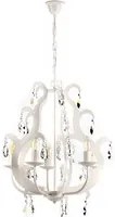 4703/5B - Lampadario Jane 5Xe14 Colore Bianco