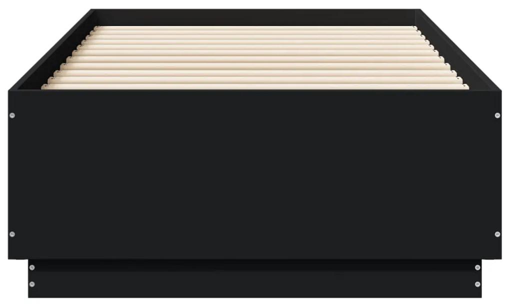 Giroletto nero 75x190 cm in legno multistrato
