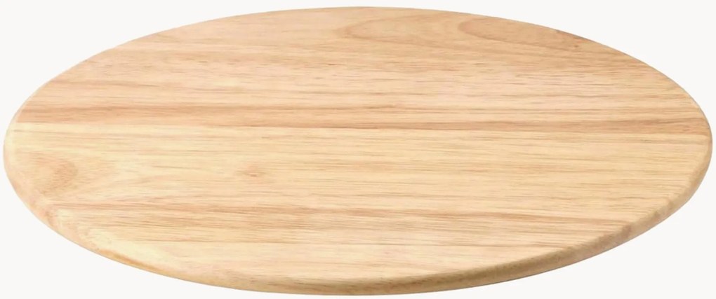 Piatto da portata girevole in legno di gomma Leo