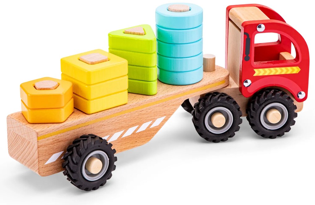 Camion in legno per smistamento e impilamento