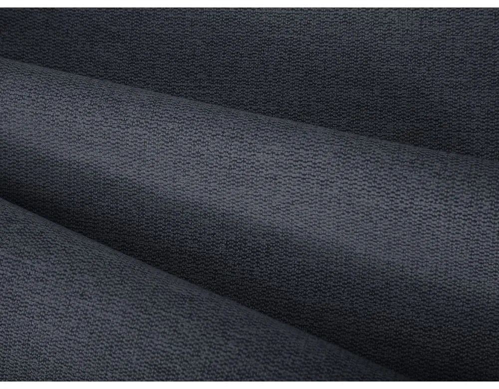 Letto matrimoniale imbottito blu scuro con contenitore a griglia 180x200 cm Casey - Mazzini Beds