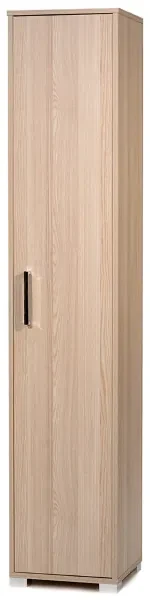 Scarpiera in legno nobilitato 1 anta ripiani interni 37x189h cm Bianco  Frassino