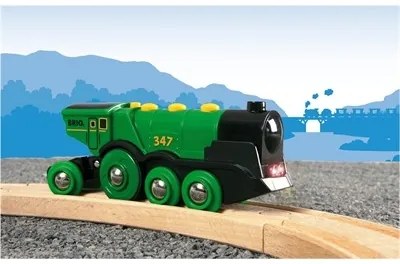 Brio - Grande locomotiva a batterie verde