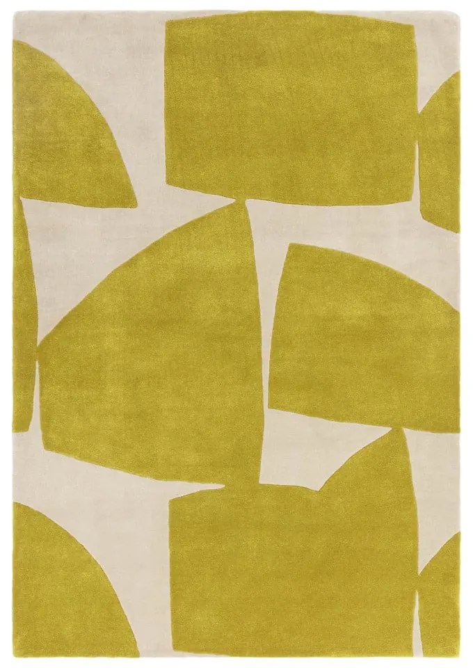 Tappeto giallo ocra tessuto a mano in fibra riciclata 160x230 cm Romy - Asiatic Carpets