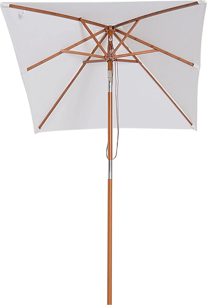 Ombrellone da Giardino 2x1,5 m Palo Ø38 mm in Legno Beige...