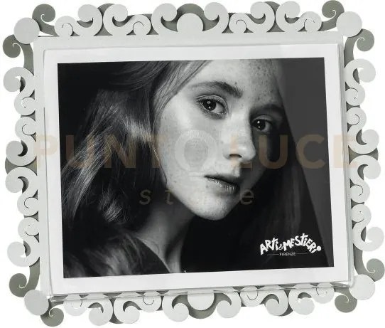 Portafoto koko maxi orizzontale giada,bianco marmo