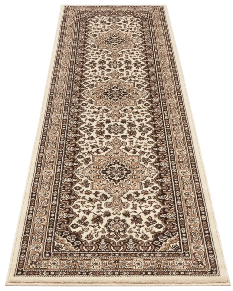 Runner beige , 80 x 250 cm Parun Tabriz - Nouristan