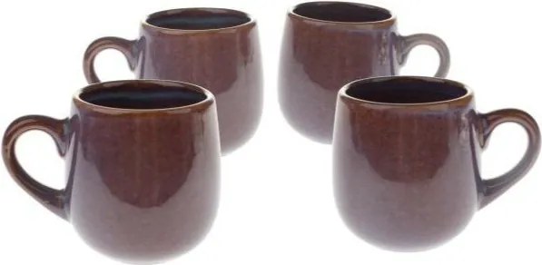 Tazze in set per espresso viola in ceramica 4 pz 100 ml – Dakls
