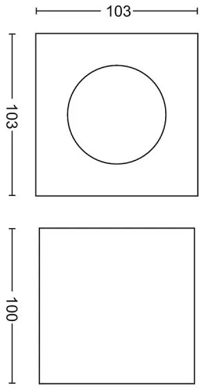 Philips 50491/30/P0 - Lampada dimmerabile a LED MYLIVING BOX LED/4,5W/230V