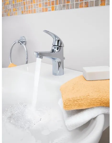 GROHE 32805000 - Miscelatore per lavabo BAUCURVE DN 15, cromo lucido