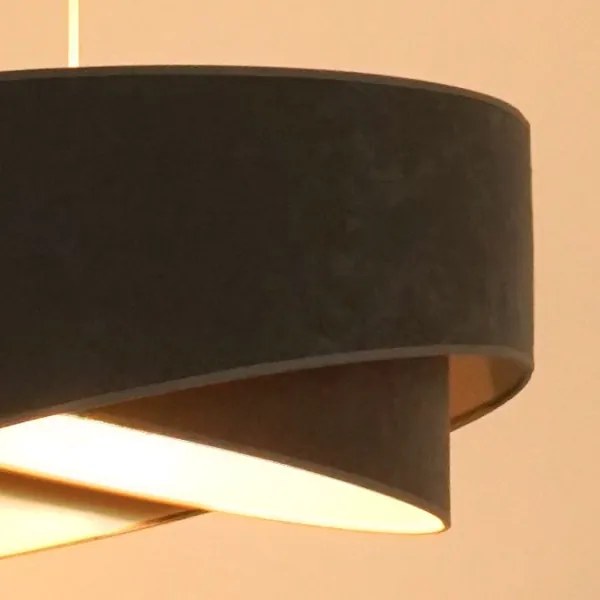 Brilagi - Lampadario LED a sospensione con filo LYRA 1xE27/15W/230V grigio/bianco