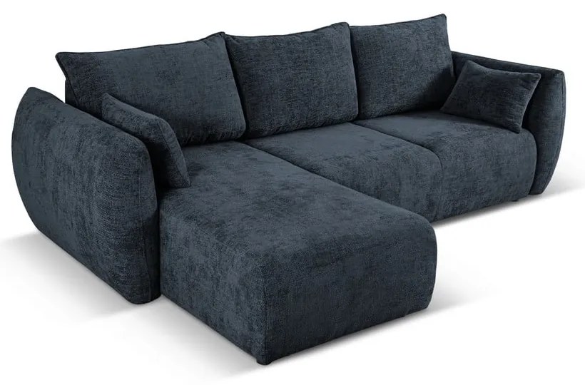Divano angolare blu scuro (angolo sinistro) Matera - Cosmopolitan Design