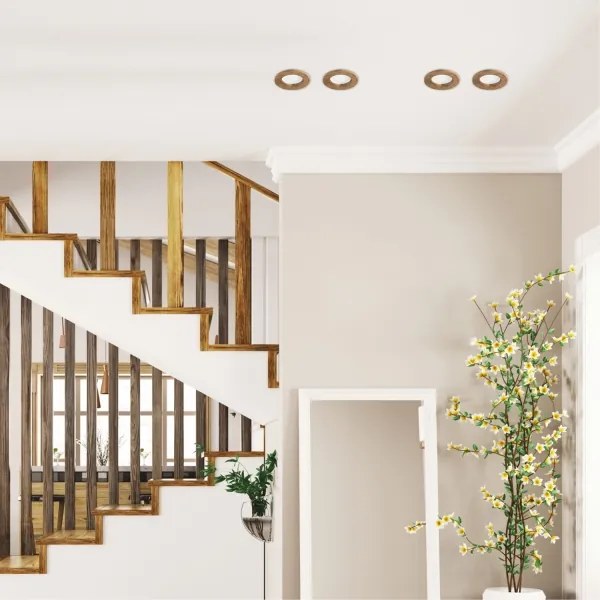 Faretto LED WOODY SPOT 5,5W 230V 4000K noce Ø 10 cm