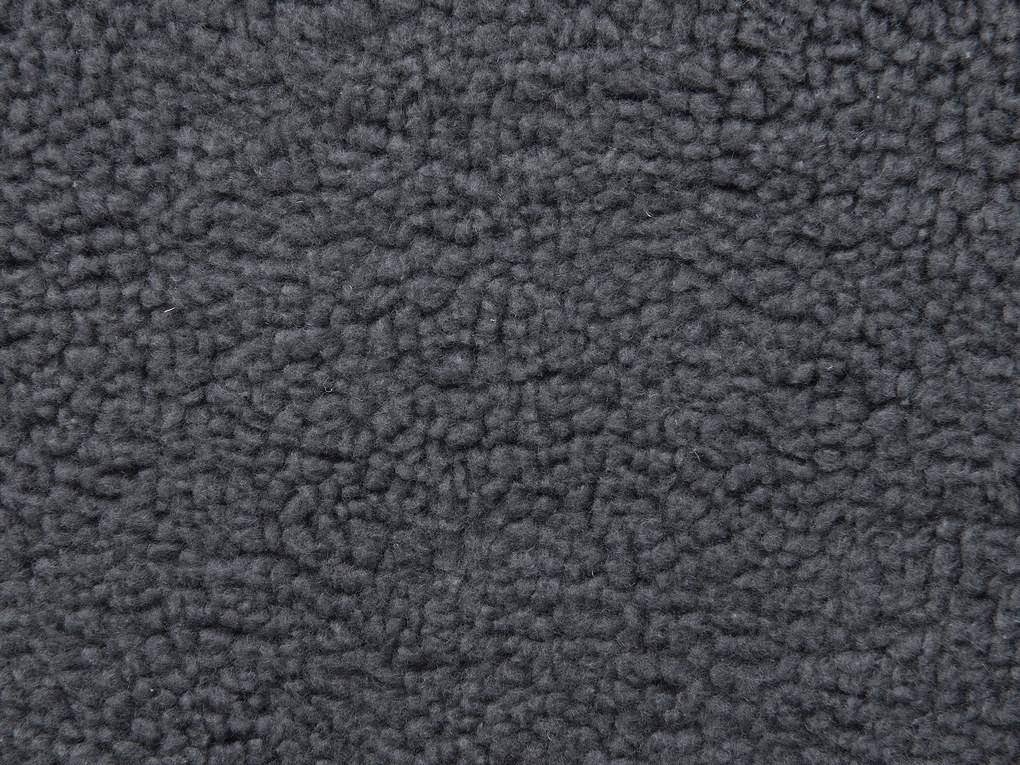 Pouf di tessuto grigio BUNNY Beliani