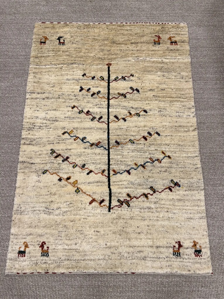 Gashguli Tappeto 100 x 150 Rosso (Iran) Annodato A Mano