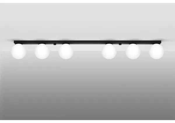 Sollux SL.1155 - Lampada da soffitto YOLI 6xG9/12W/230V nero