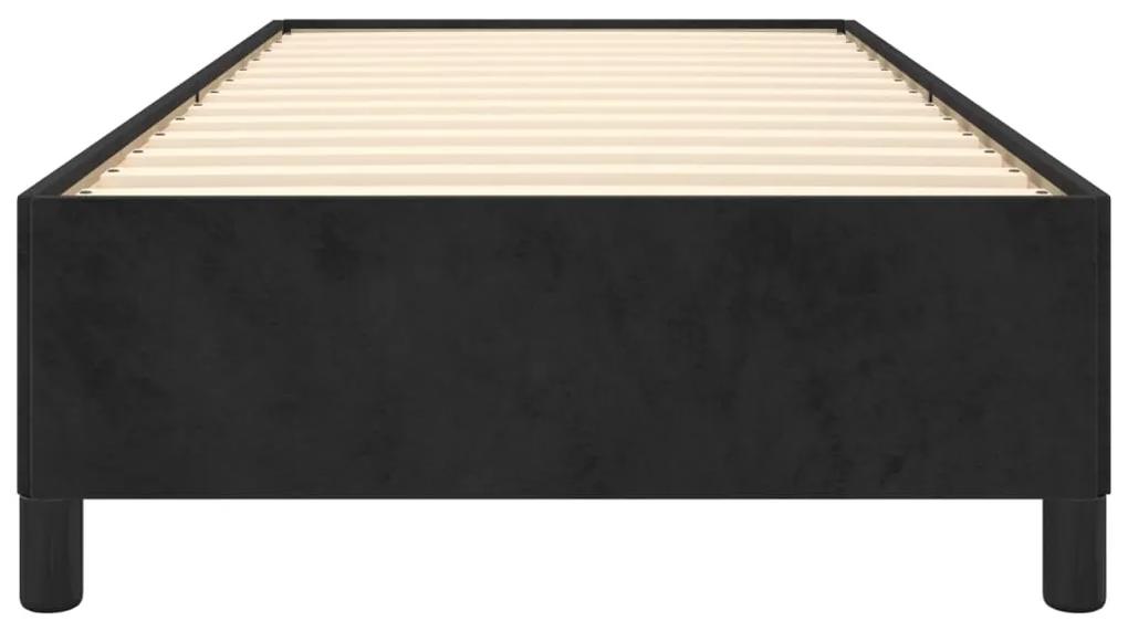 Giroletto nero 90x190 cm in velluto