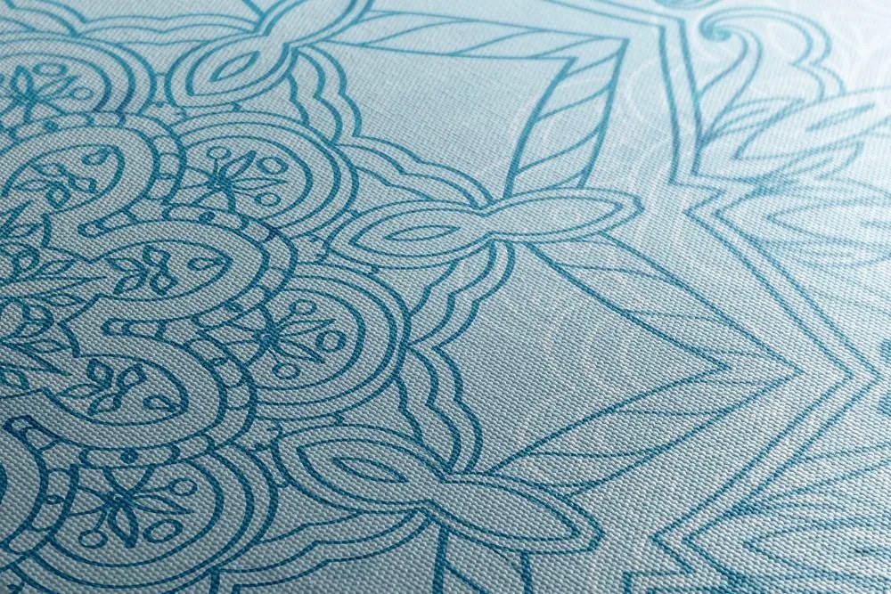 Quadro su tela – Mandala in tema invernale