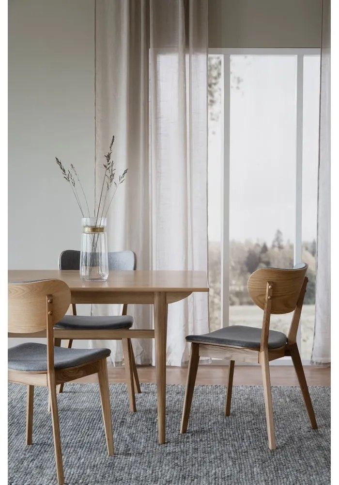 Sedie da pranzo grigie in set di 2 Kato - Rowico