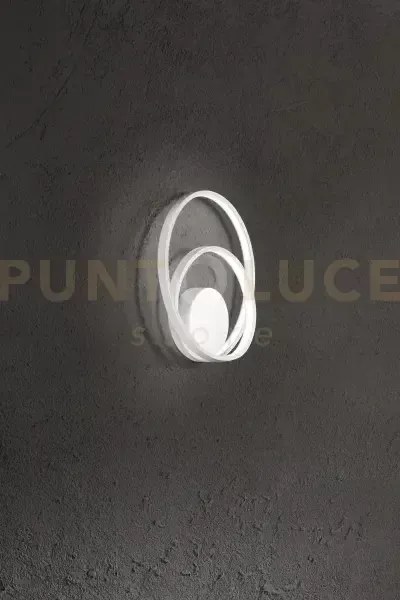 Applique in metallo  bianco ritmo led 28w cct 3000k 4000k 6000k cri...