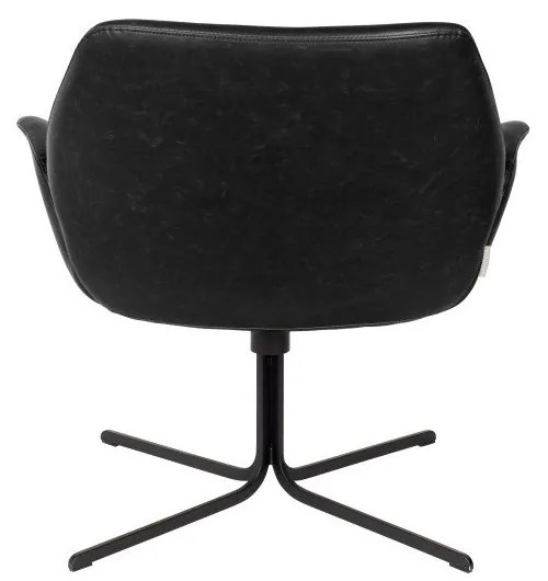 Sedia nera Nikki - Zuiver