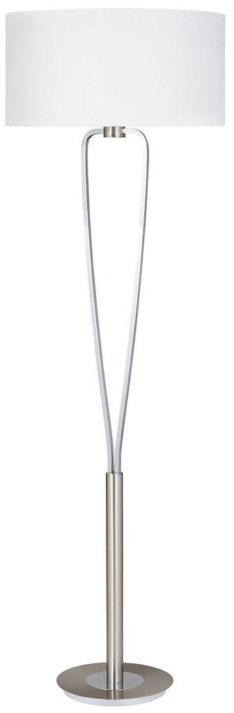 Lampada da terra Paris acciaio Trio