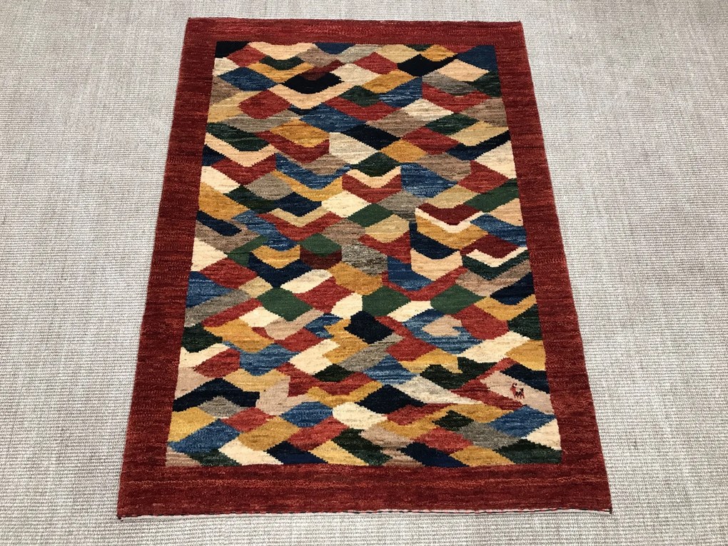 Gabbeh Tappeto persiano 140 x 110 (Iran) Annodato A Mano
