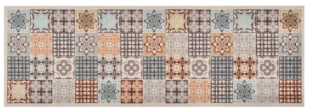 Tappetino Da Cucina Lavabile Mosaico A Colori 60x180 Cm /