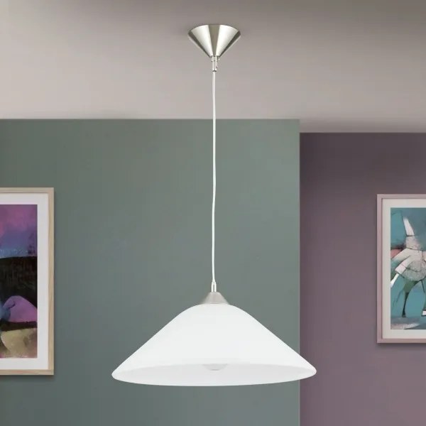 Orion HL 6-1525/1 - Lampadario a sospensione con filo GRADO 1xE27/60W/230V diametro 40 cm cromo opaco