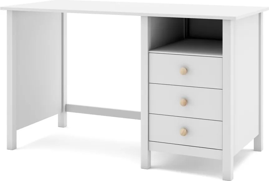 Scrivania per bambini in legno di pino 54x120 cm Max - Marckeric