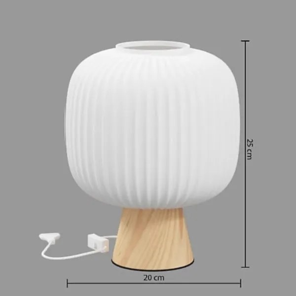 Atmosphera - Lampada da tavolo TRAVIS 1xE27/25W/230V